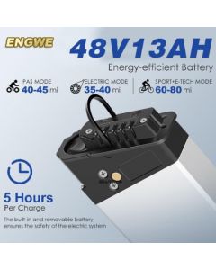 Engwe Ebike Ep-2 Pro Foldable Pit Dirt Full Suspension 750W Fat Tire City Folding Electric Mountain Bikes